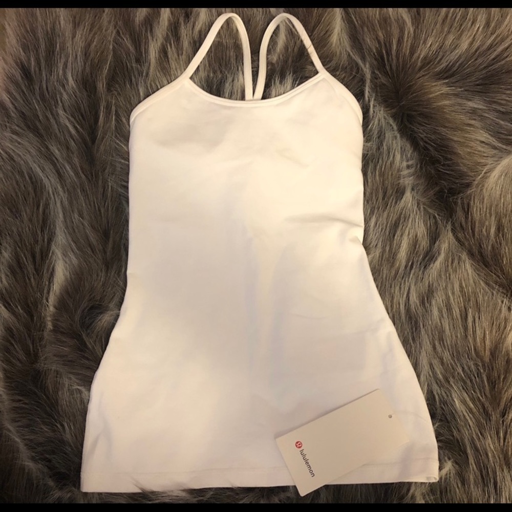 Lululemon White Tank Top